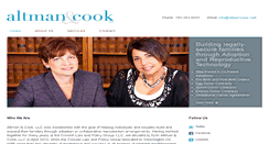 Desktop Screenshot of altmancook.com