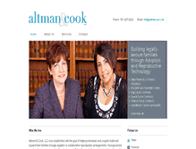 Tablet Screenshot of altmancook.com